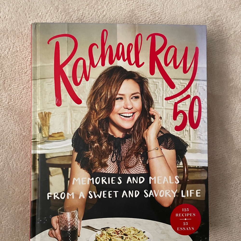 Rachael Ray 50 Cookbook - signed by Rachael Ray